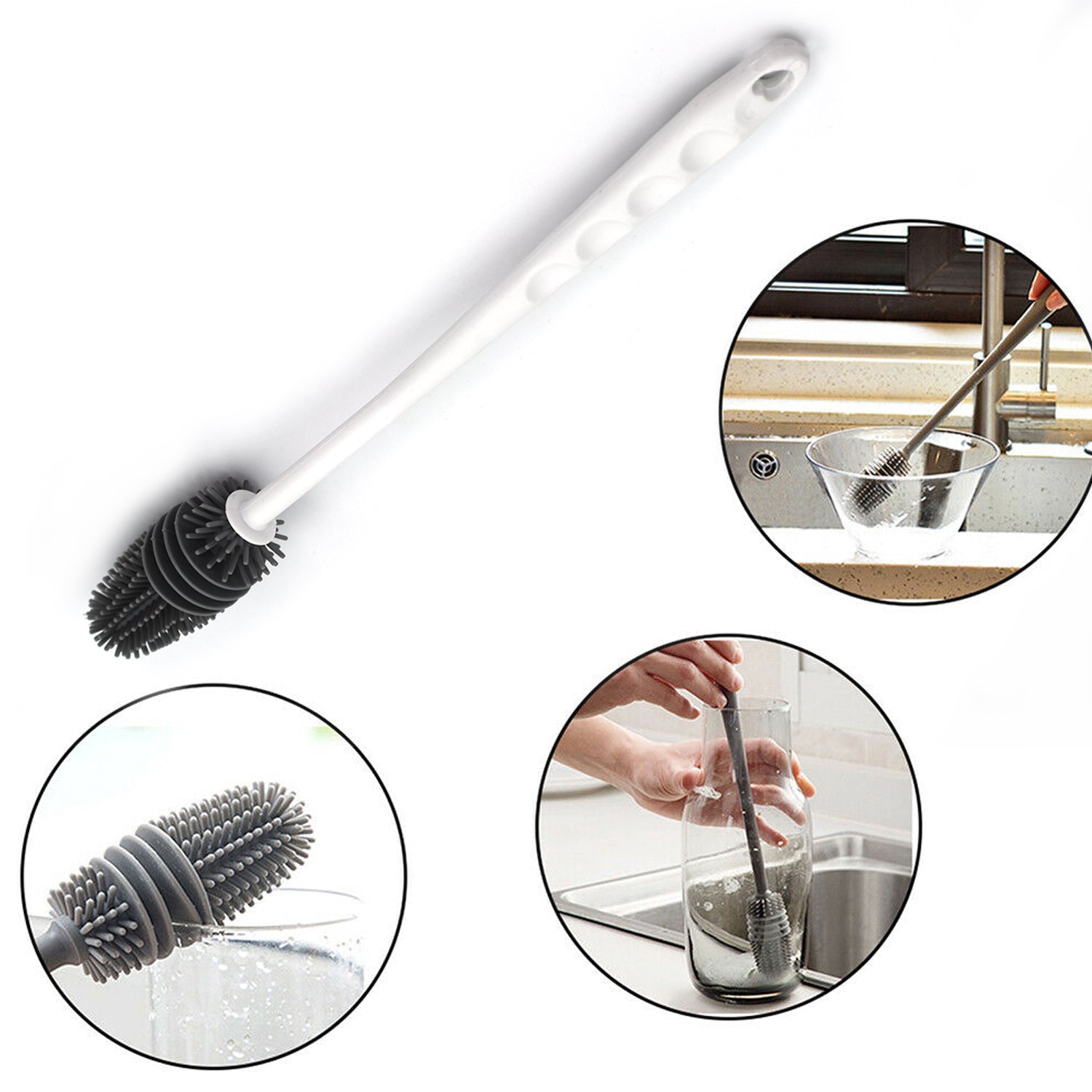6151A Bottle Cleaning Brush usual fully types of household room for cooking food purposes for cleansing DeoDap 6151A Bottle Cleaning Brush usual fully types of household room for cooking food purposes for cleansing DeoDap